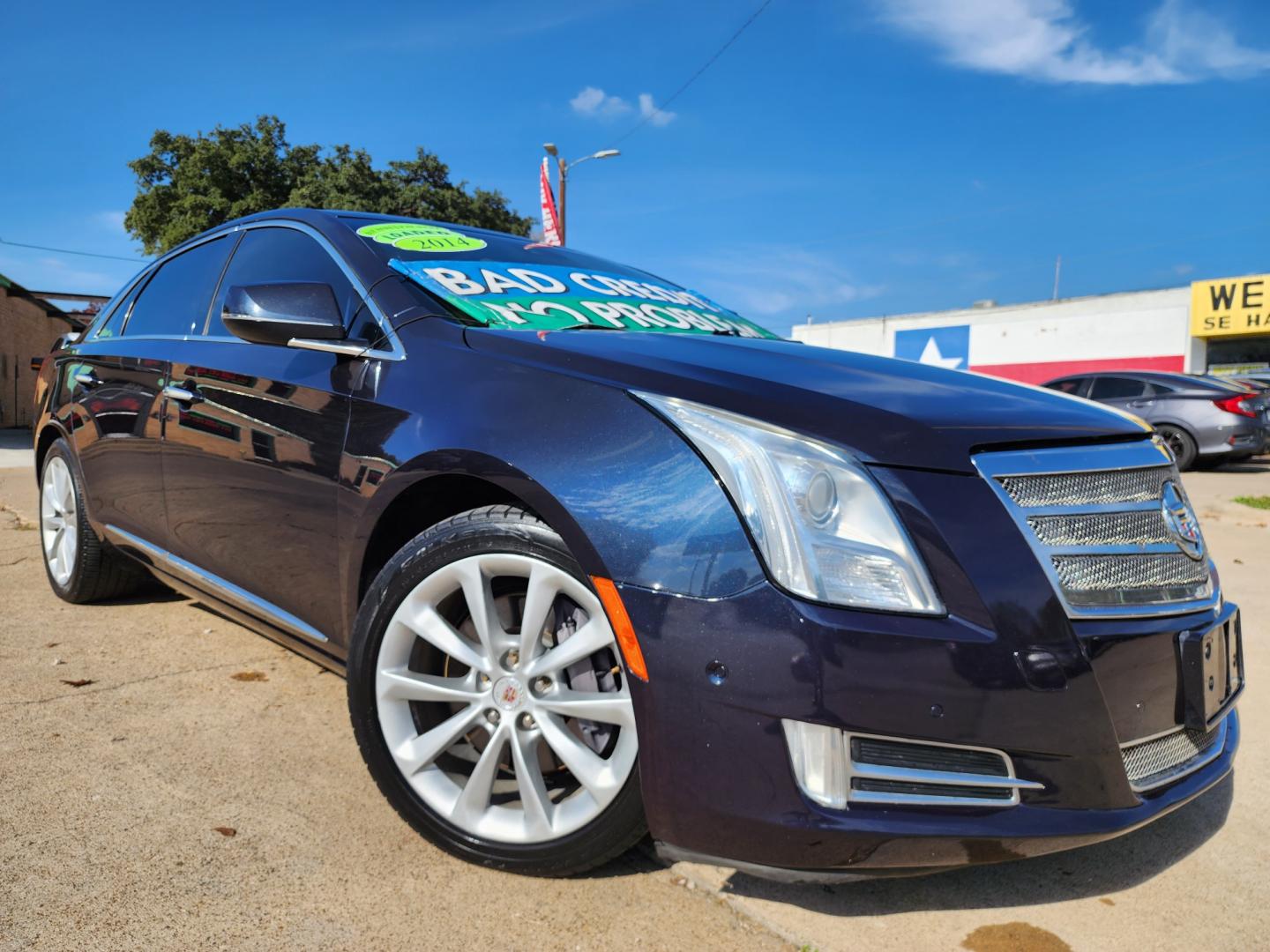 2014 DARK BLUE /BLACK LEATHER Cadillac XTS LUXURY (2G61M5S34E9) , AUTO transmission, located at 2660 S.Garland Avenue, Garland, TX, 75041, (469) 298-3118, 32.885551, -96.655602 - Welcome to DallasAutos4Less, one of the Premier BUY HERE PAY HERE Dealers in the North Dallas Area. We specialize in financing to people with NO CREDIT or BAD CREDIT. We need proof of income, proof of residence, and a ID. Come buy your new car from us today!! This is a Loaded 2014 CADILLAC XTS SE - Photo#0